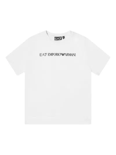 Emporio Armani Logo-print Tracksuit In White