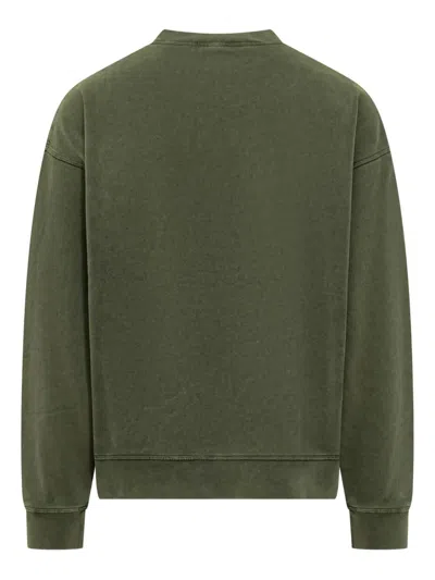 Dsquared2 Logo Printed Crewneck Sweatshirt In Green