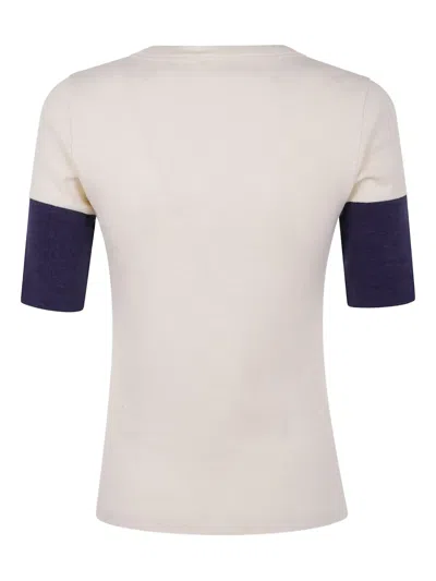 Chloé Logo Embroidered Heavy Cotton Wool T-shirt