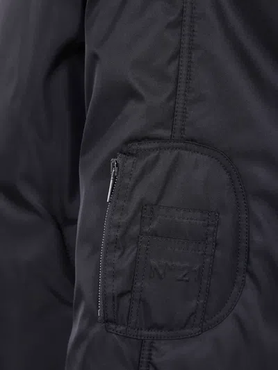 N°21 Zip-fastening Bomber Jacket In Black
