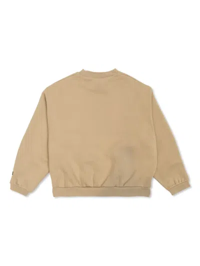 Essentials Embroidered Logo Sweatshirt In Neutral