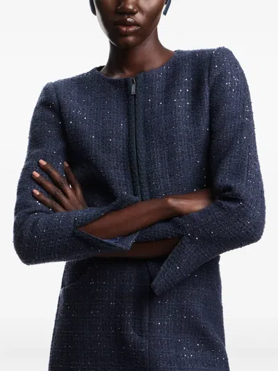 Emporio Armani Wool Blend Blazer Jacket