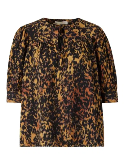 Ulla Johnson Blaire Short Sleeve In Multi