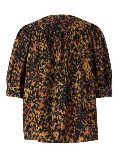 Ulla Johnson Blaire Short Sleeve In Multi