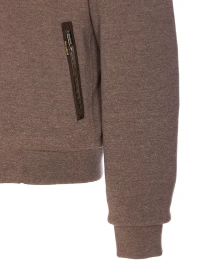 Moorer Boudin Quilted Goose Down Padded Bomber Jacket In Gray