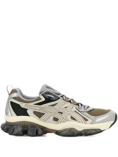 Asics Multicolor Mesh And Rubber Gel Quantum Kinetic Sneakers In Gray