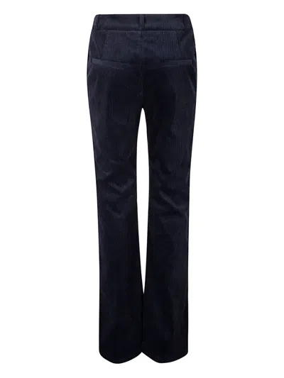 Apc A.p.c. Straight Leg Corduroy Pants In Black