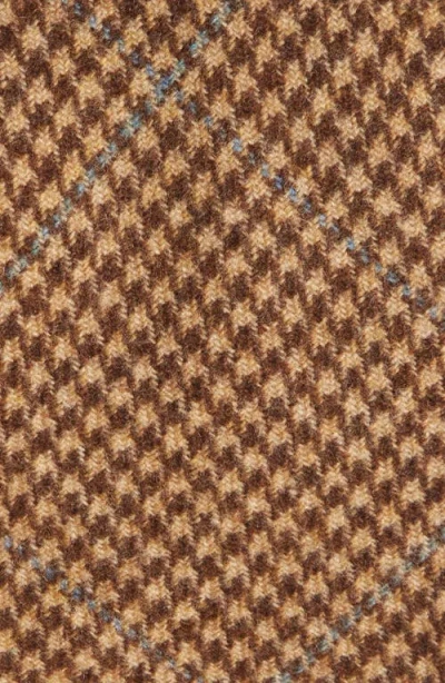 Ralph Lauren Purple Label Houndstooth Check Wool Tie