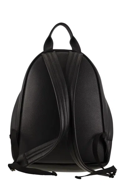 Kiton Deerskin Backpack In Black