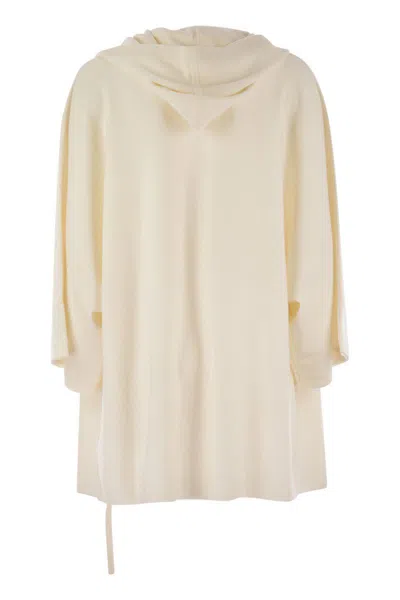 Max Mara Aster Virgin Wool Cardigan In Neutral