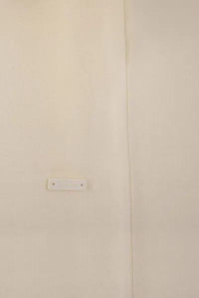 Max Mara Aster Virgin Wool Cardigan In Neutral