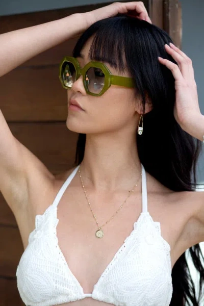 Elliot Young "candy Rush" Double Gemstone Linear Earring