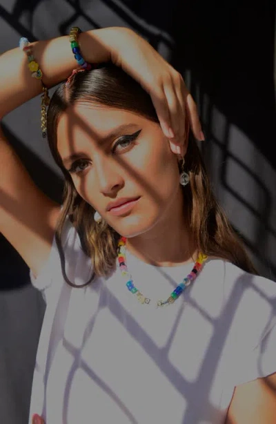 Venessa Arizaga Rainbow Love Necklace