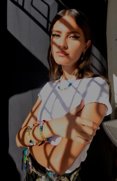 Venessa Arizaga Rainbow Love Necklace