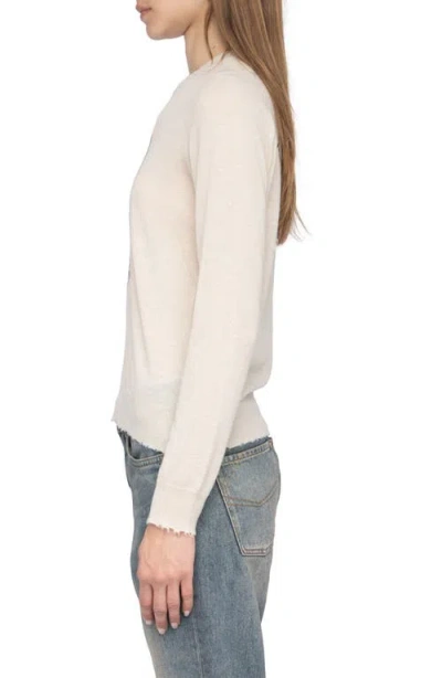 Zadig & Voltaire West Strass Rhinestone Skull Cashmere Sweater