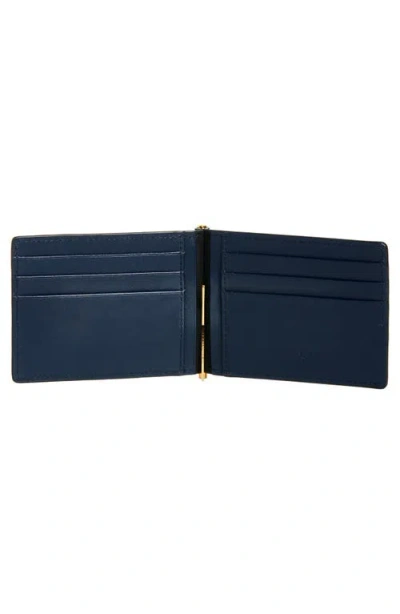 Versace Medusa Money Clip Leather Bifold Wallet