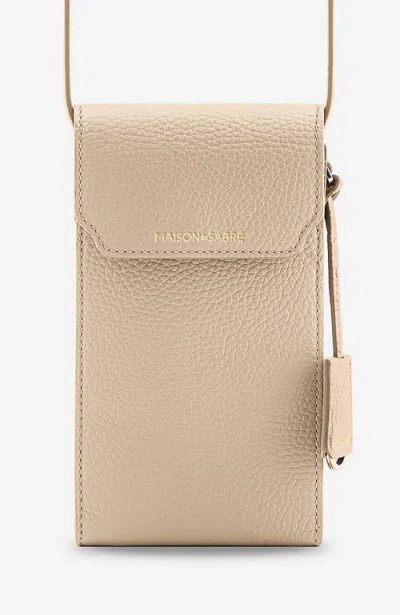 Maison De Sabre Maison De Sabré Leather Phone Pouch