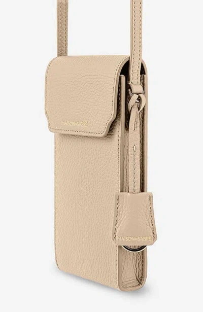 Maison De Sabre Maison De Sabré Leather Phone Pouch