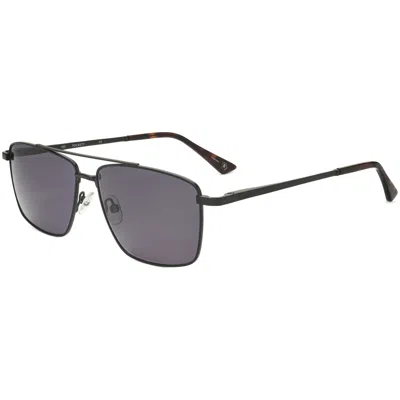 Hackett Men's 58 Mm Grey Sunglasses In Black