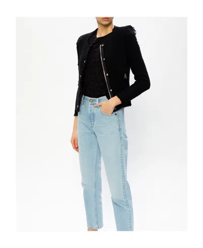 Iro Fringed Jacket In Black
