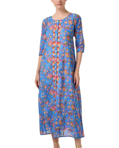 Ro's Garden Blair Midi Dress In Blue
