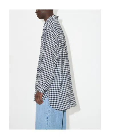 Our Legacy Darling Checkerboard-print Shirt In Black