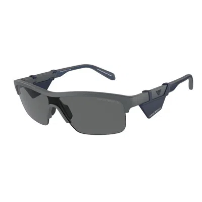 Emporio Armani Geometric Frame Sunglasses