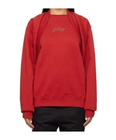 Martine Rose Red Celebration Sweatshirt In Red