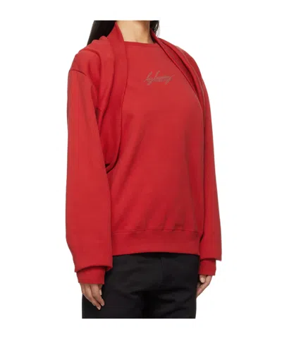 Martine Rose Red Celebration Sweatshirt In Red