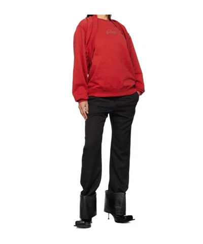 Martine Rose Red Celebration Sweatshirt In Red