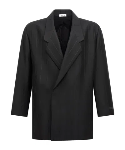 Fear Of God Casual Blazer With Striped Pattern And Button Cuffs
