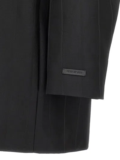Fear Of God Casual Blazer With Striped Pattern And Button Cuffs