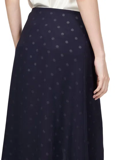 Acne Studios Iranee Polka Dot Sheer Midi Skirt
