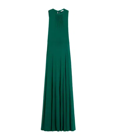 Max Mara Carnet Mesh Jersey Maxi Dress