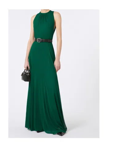 Max Mara Carnet Mesh Jersey Maxi Dress