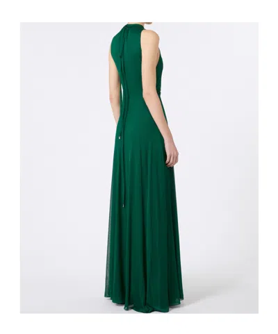 Max Mara Carnet Mesh Jersey Maxi Dress