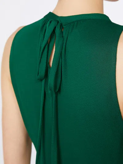 Max Mara Carnet Mesh Jersey Maxi Dress