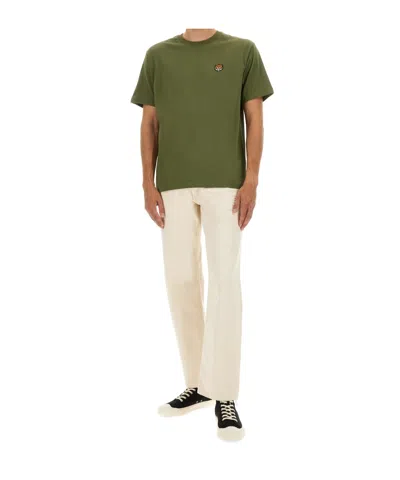Kenzo Cotton T-shirt In Green
