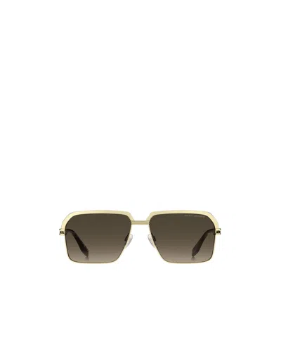 Marc Jacobs Eyewear Rectangle Frame Sunglasses In Brown