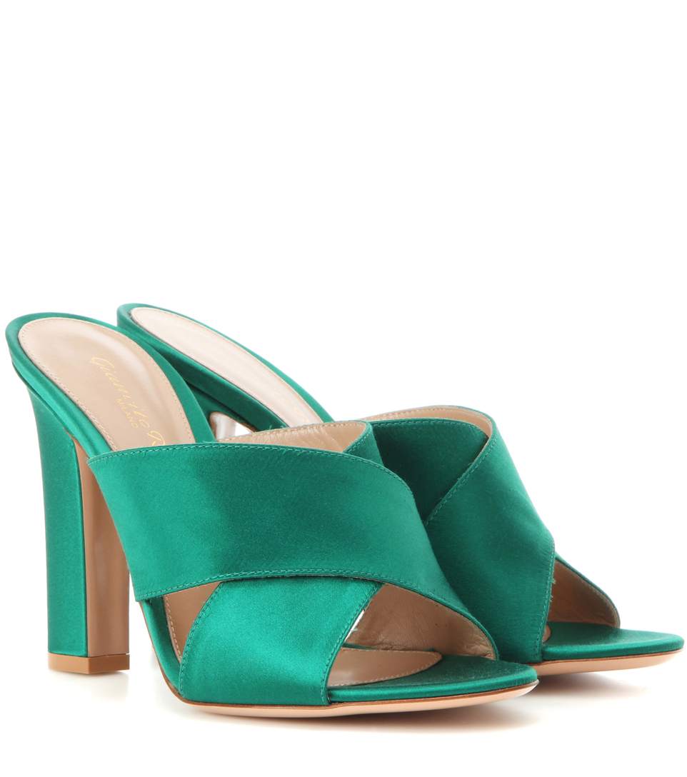 gianvito rossi satin sandals