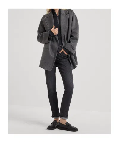 Brunello Cucinelli Ribbed-knit Wool-blend Top