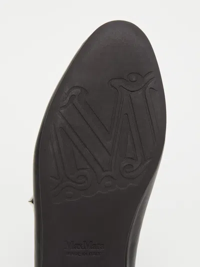 Max Mara Nappa Leather Ballerinas