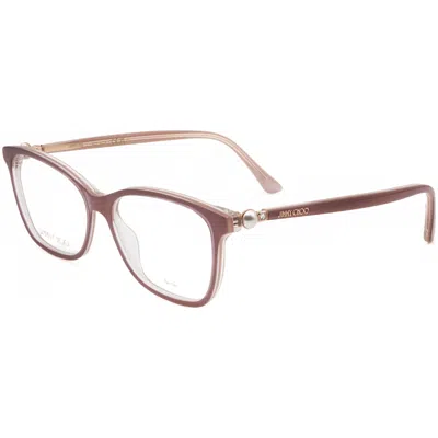 Jimmy Choo Women's 53 Mm Eyeglasses In Pink