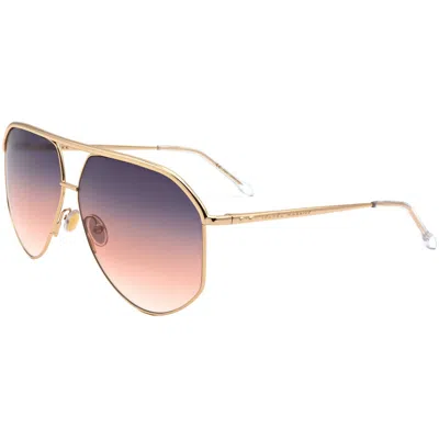 Isabel Marant 62mm Oversize Navigator Sunglasses In Gold