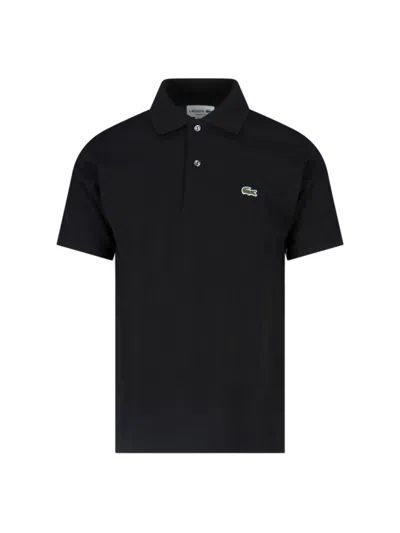 Lacoste Classic Fit Original L.12.12 Polo Clothing In Black