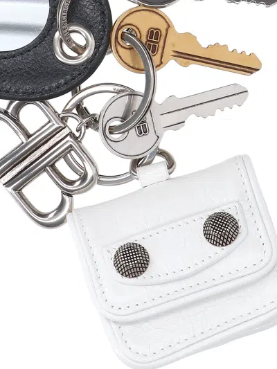 Balenciaga Logo Charm Keyring