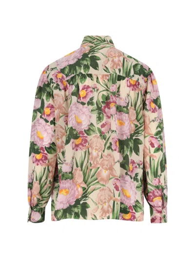 Chloé Chloe Printed Crepe Shirt