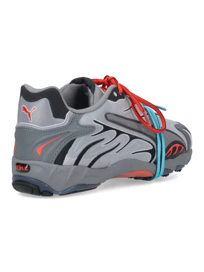 Puma X Asap Rocky Inhale Reflective Sneakers In Gray