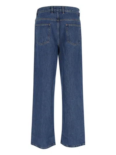 Apc A.p.c. Relaxed Jeans In Blue