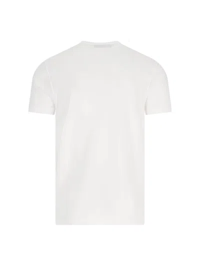 Zanone Classic Round Neck T-shirt In Soft White Cotton